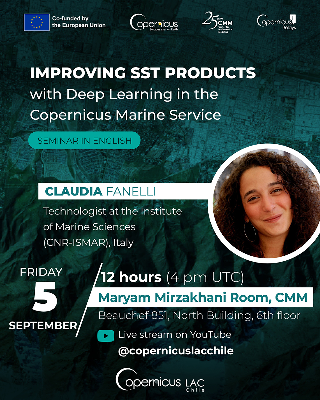 Copernicus Seminar: Improving Sea Surface Temperature Products with Deep Learning in the Copernicus Marine Service