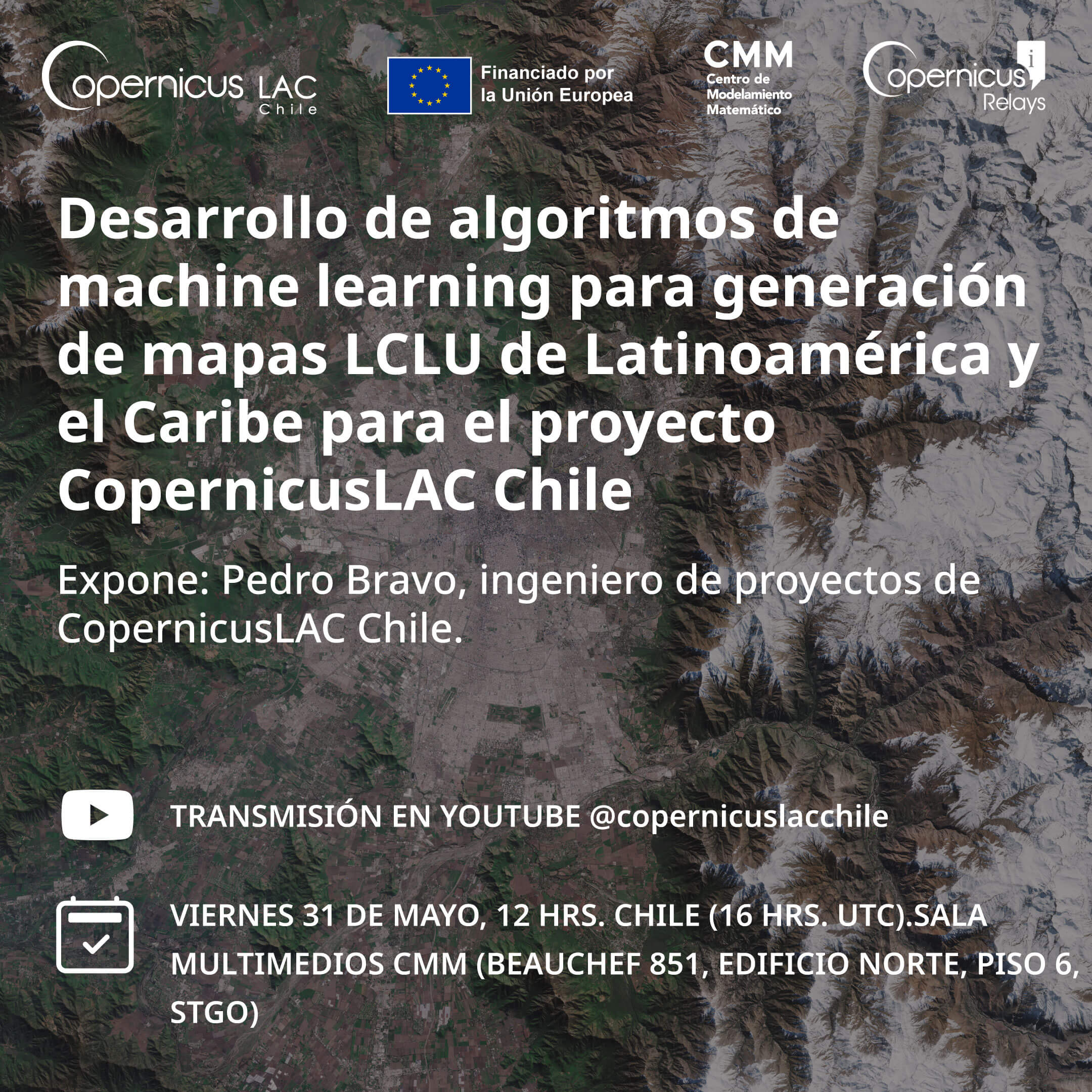 Desenvolvimento de algoritmos de aprendizado de máquina para a geração de mapas LCLU da América Latina e do Caribe para o Copernicuslac Chile