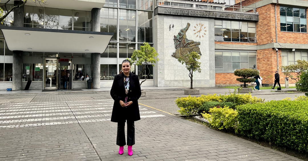 A coordenadora executiva da CopernicusLAC Chile participou da Semana AmeriGEO 2025