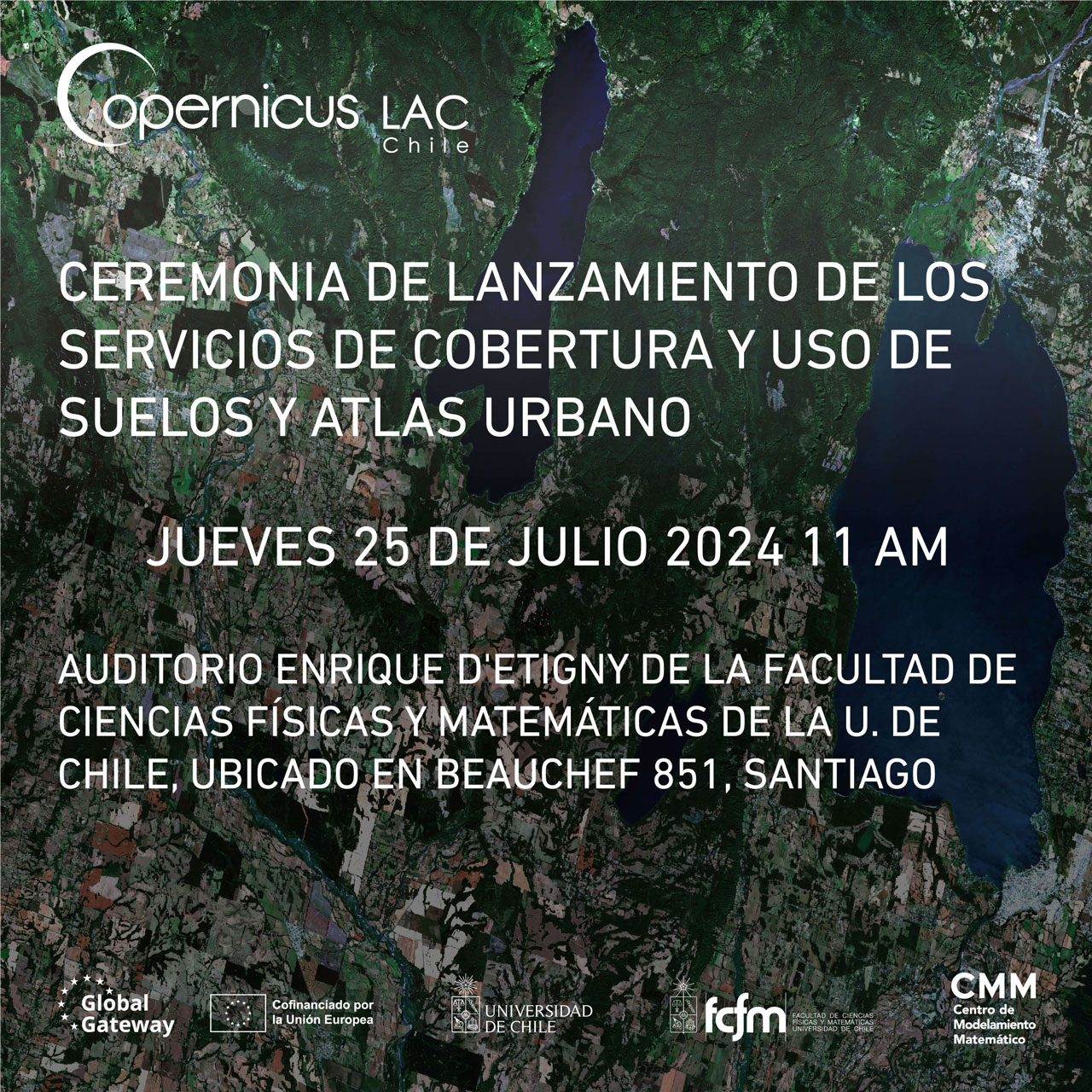 Ceremonia de Lanzamiento de los Servicios de Cobertura y Uso de Suelos y Atlas Urbano