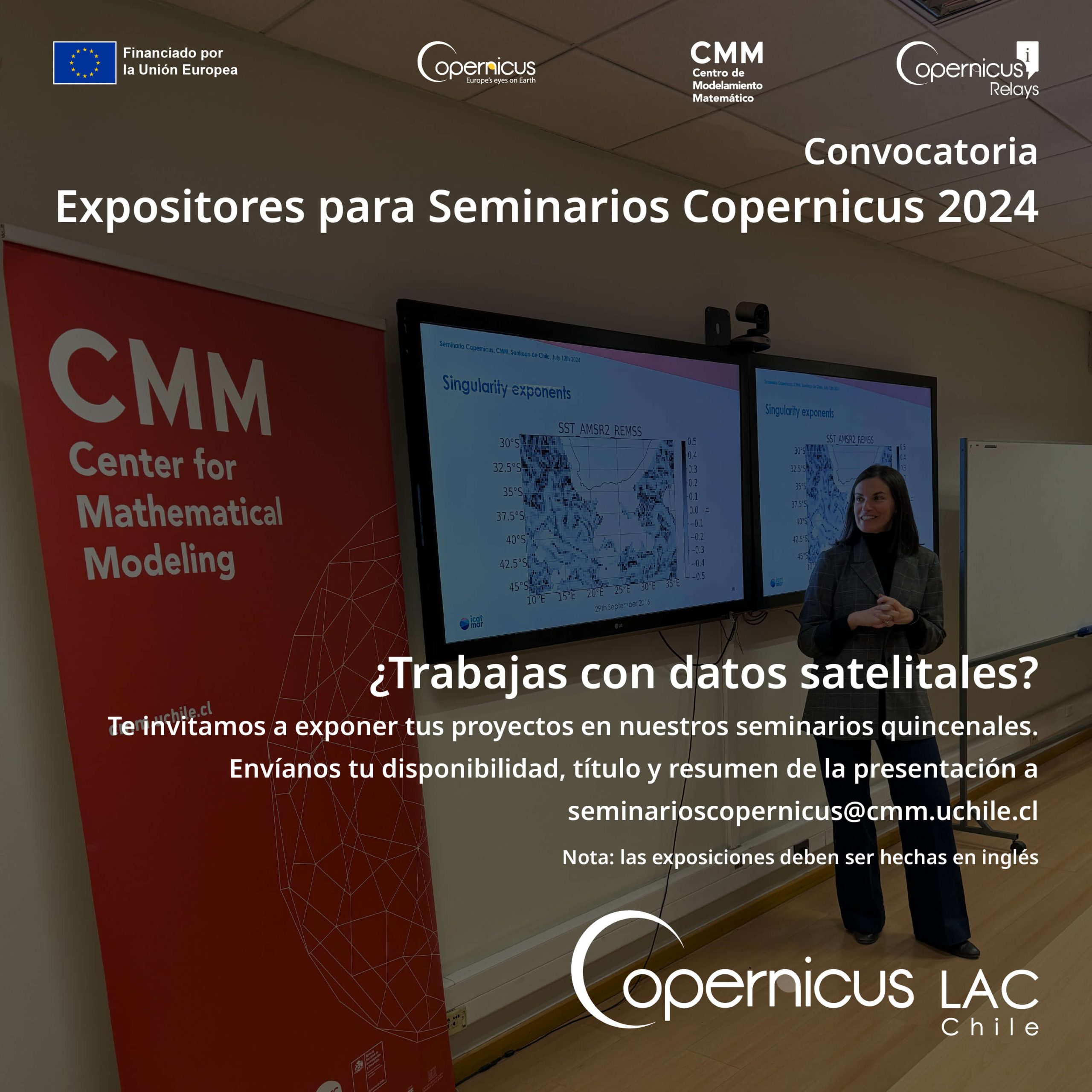 Convocatoria: expositores/as para Seminarios Copernicus