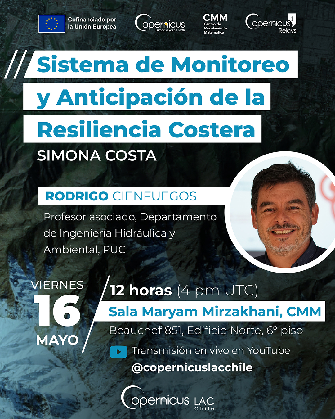 Seminario Copernicus: Sistema de Monitoreo y Anticipación de la Resiliencia Costera – SIMONA Costa