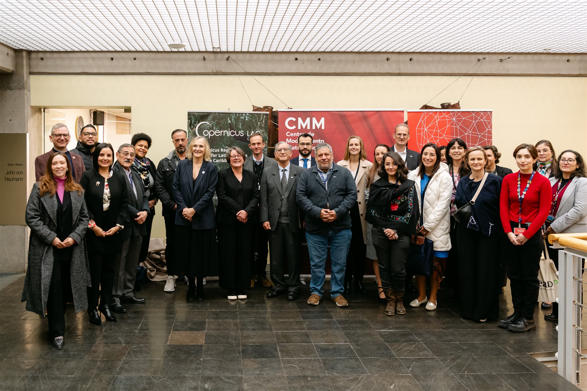 Delegación belga visita Copernicus LAC Chile