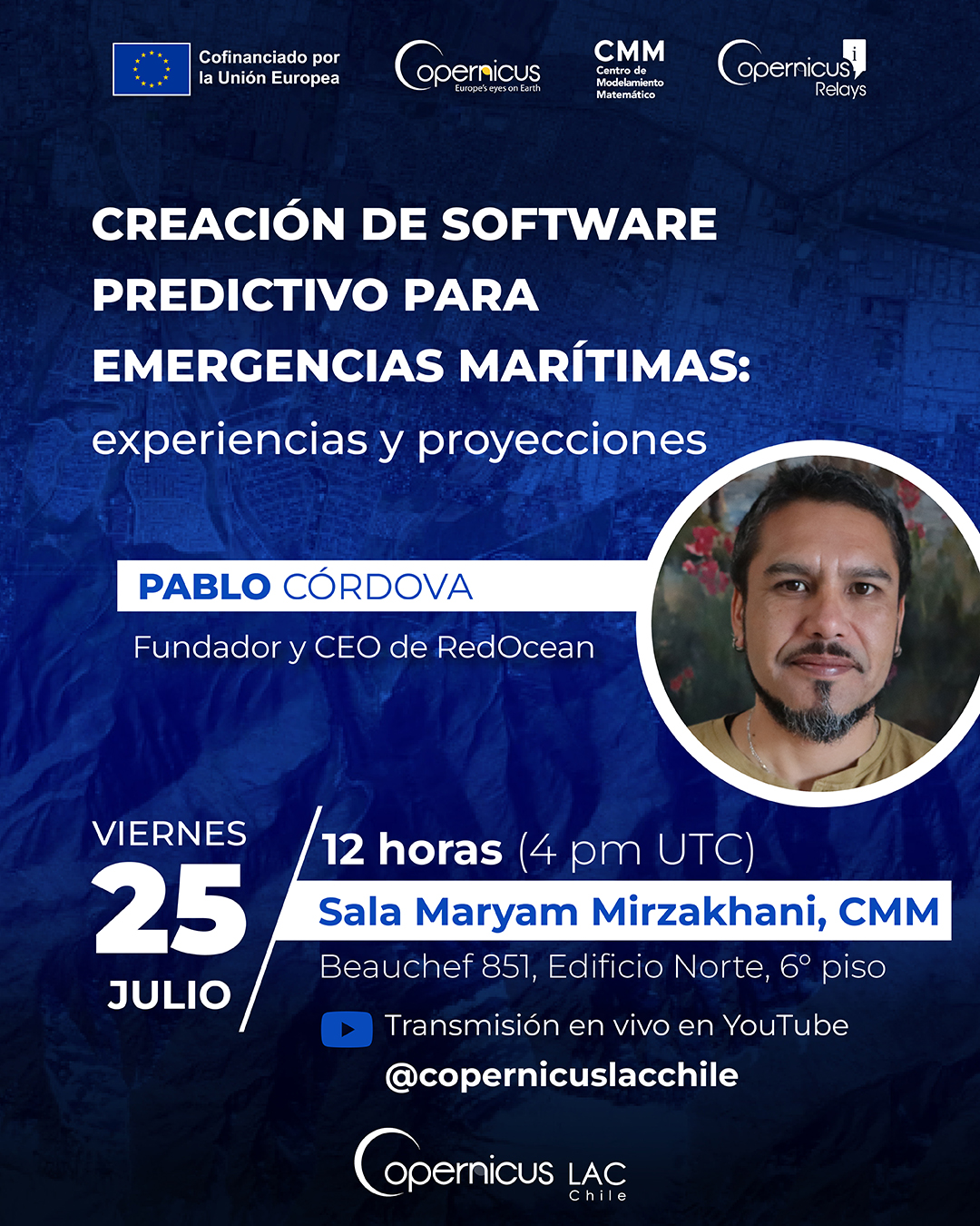 Seminario Copernicus: Creación de software predictivo para emergencias marítimas: experiencias y proyecciones