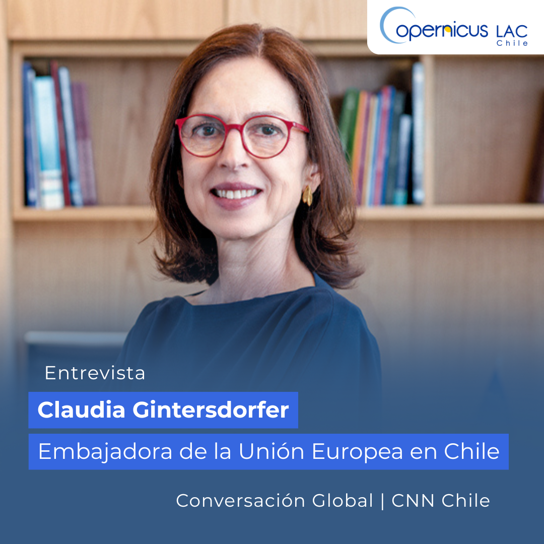 Copernicus LAC Chile en la prensa | Entrevista a Claudia Gintersdorfer en CNN Chile