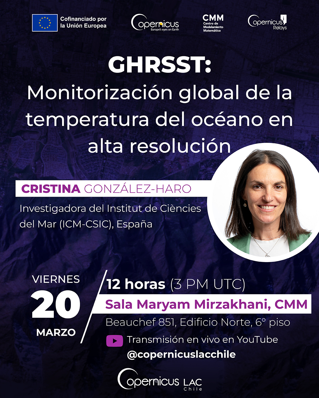 Seminario Copernicus: GHRSST: Monitorización global de la temperatura del océano en alta resolución