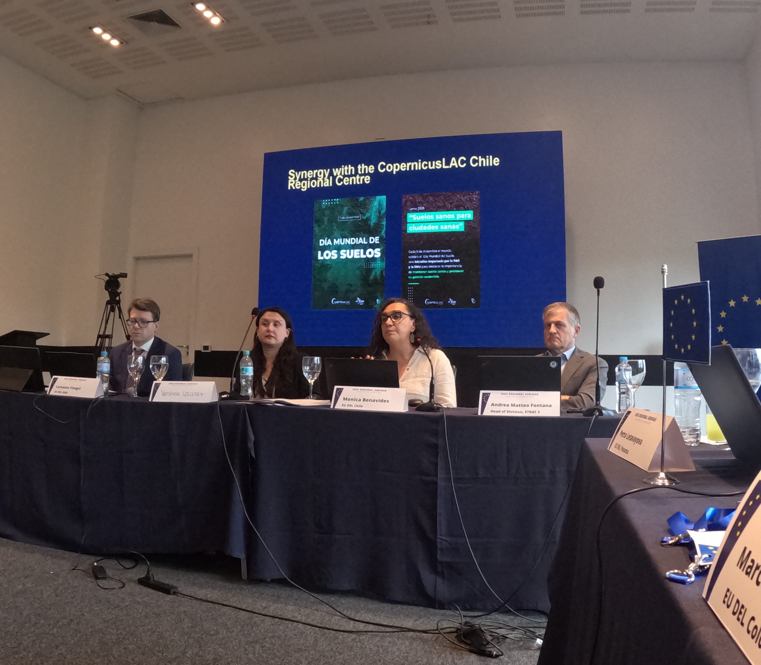 CopernicusLAC Chile participó del Seminario Regional de Comunicación Estratégica de la Unión Europea 2026