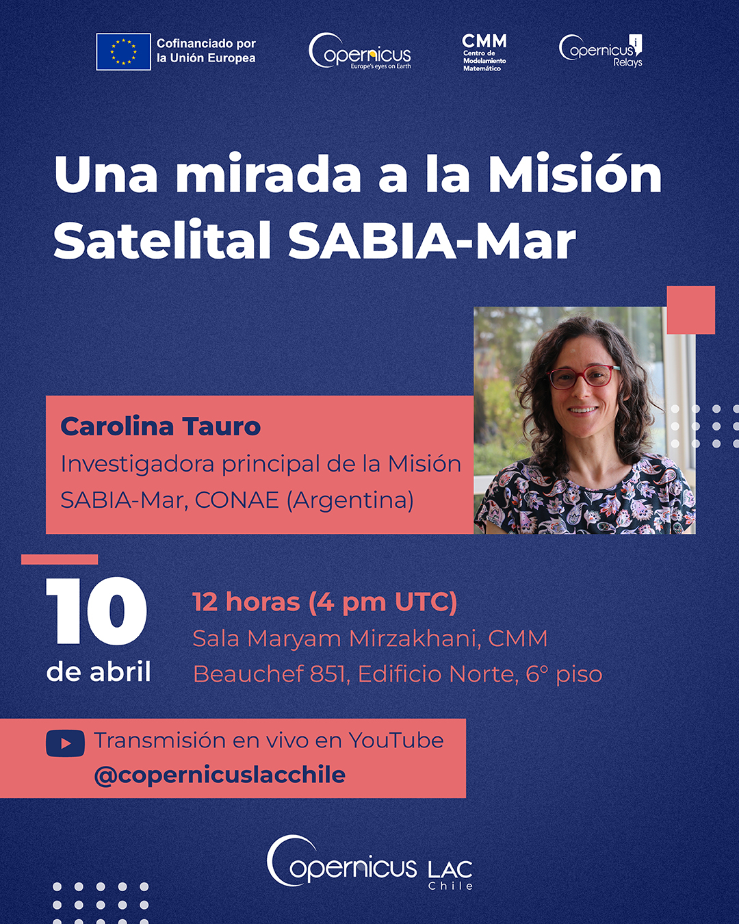 Seminario Copernicus: Una mirada a la Misión Satelital SABIA-Mar